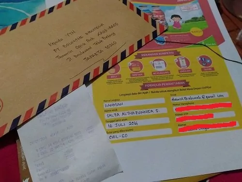 Kirim Struk dan Formulir ChilGo!
